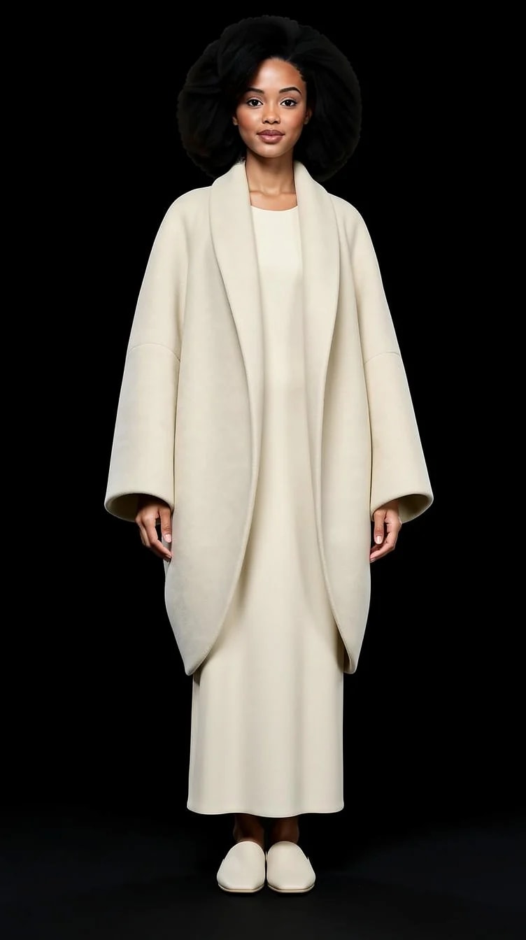 A person shown in a new complete outfit, generated with PublicSelf