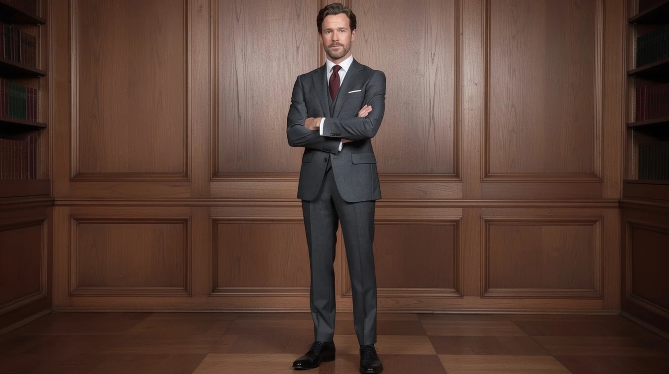 Three-piece suit