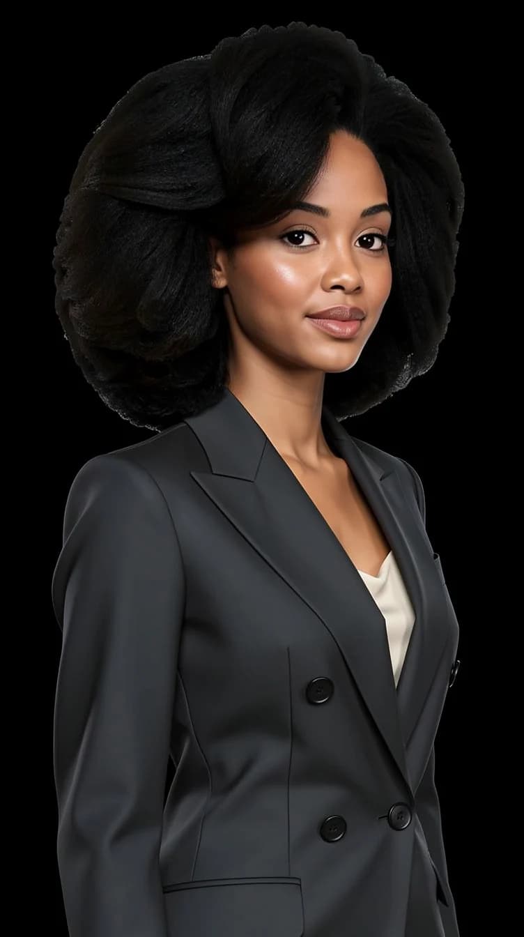 An example made from the PublicSelf demo avatar: Three-quarter
