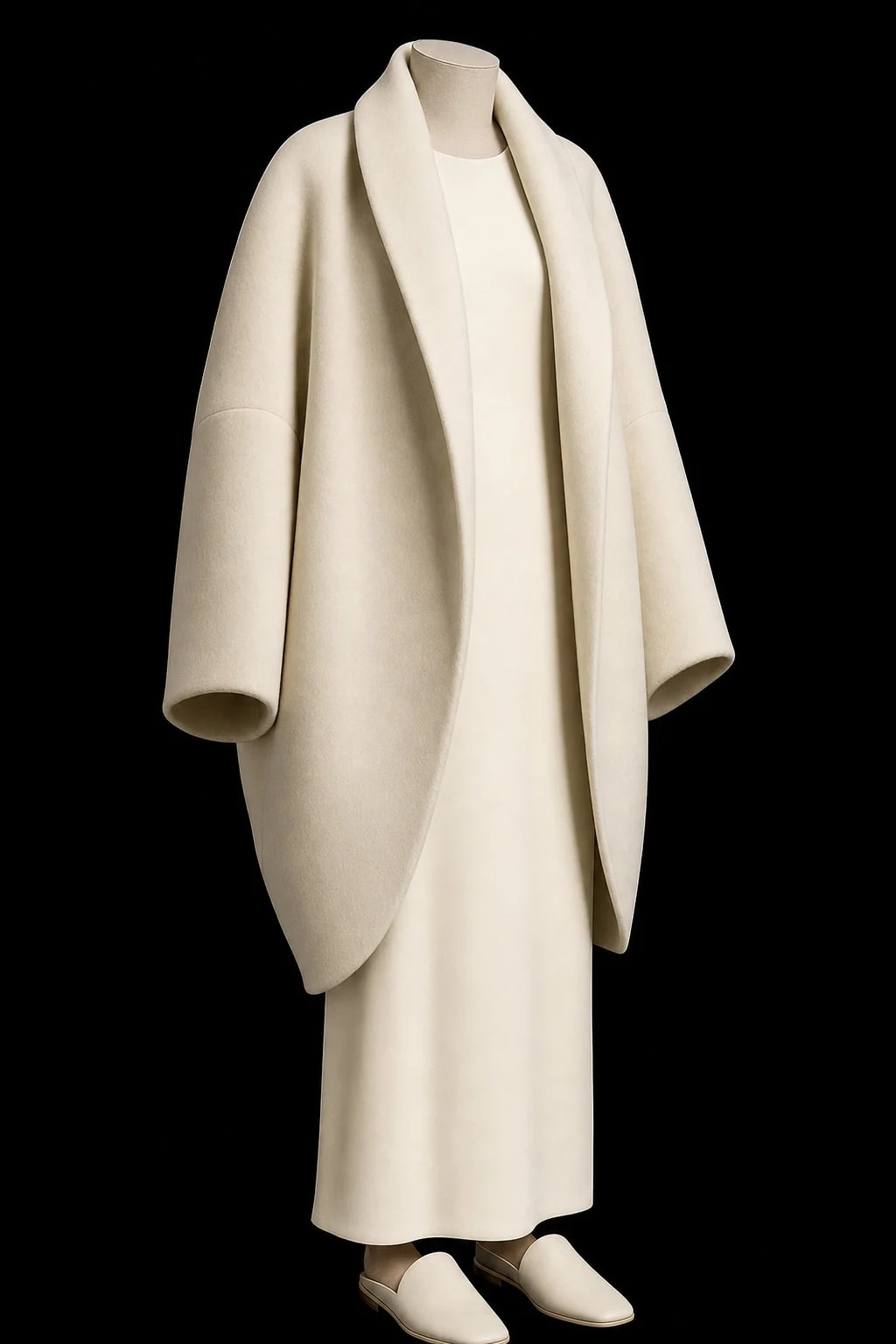 A Look in the PublicSelf collection — the outfit, styled, with nobody in it