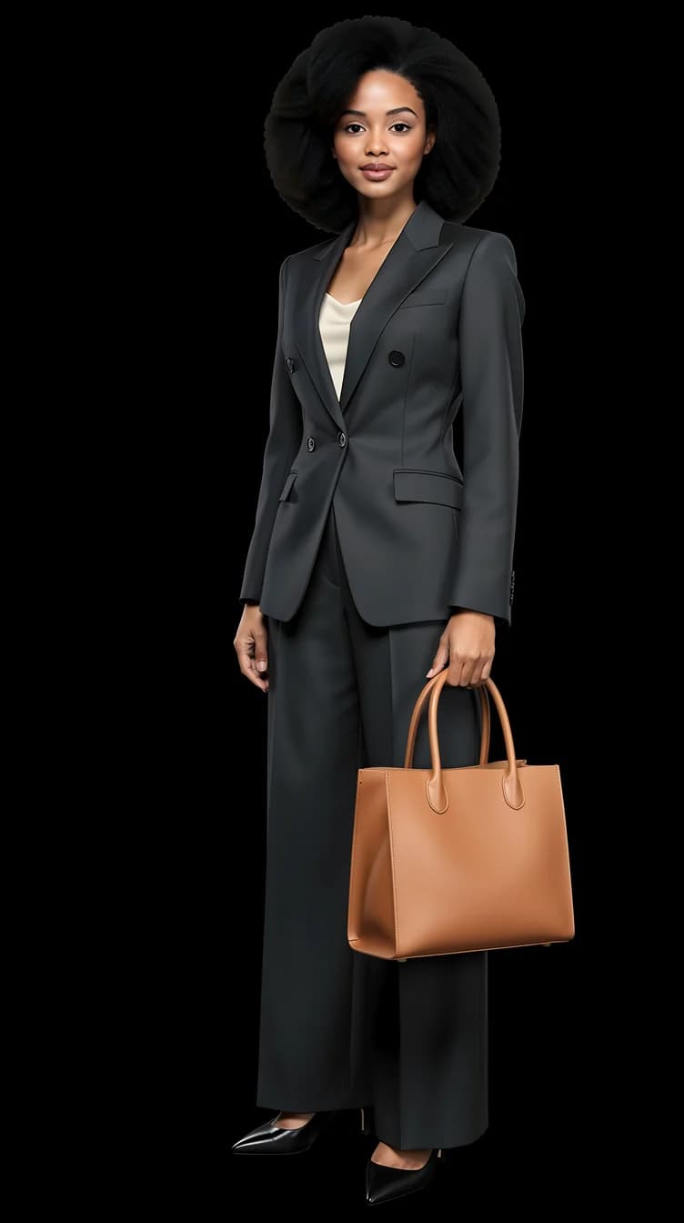 An example made from the PublicSelf demo avatar: Leather bag