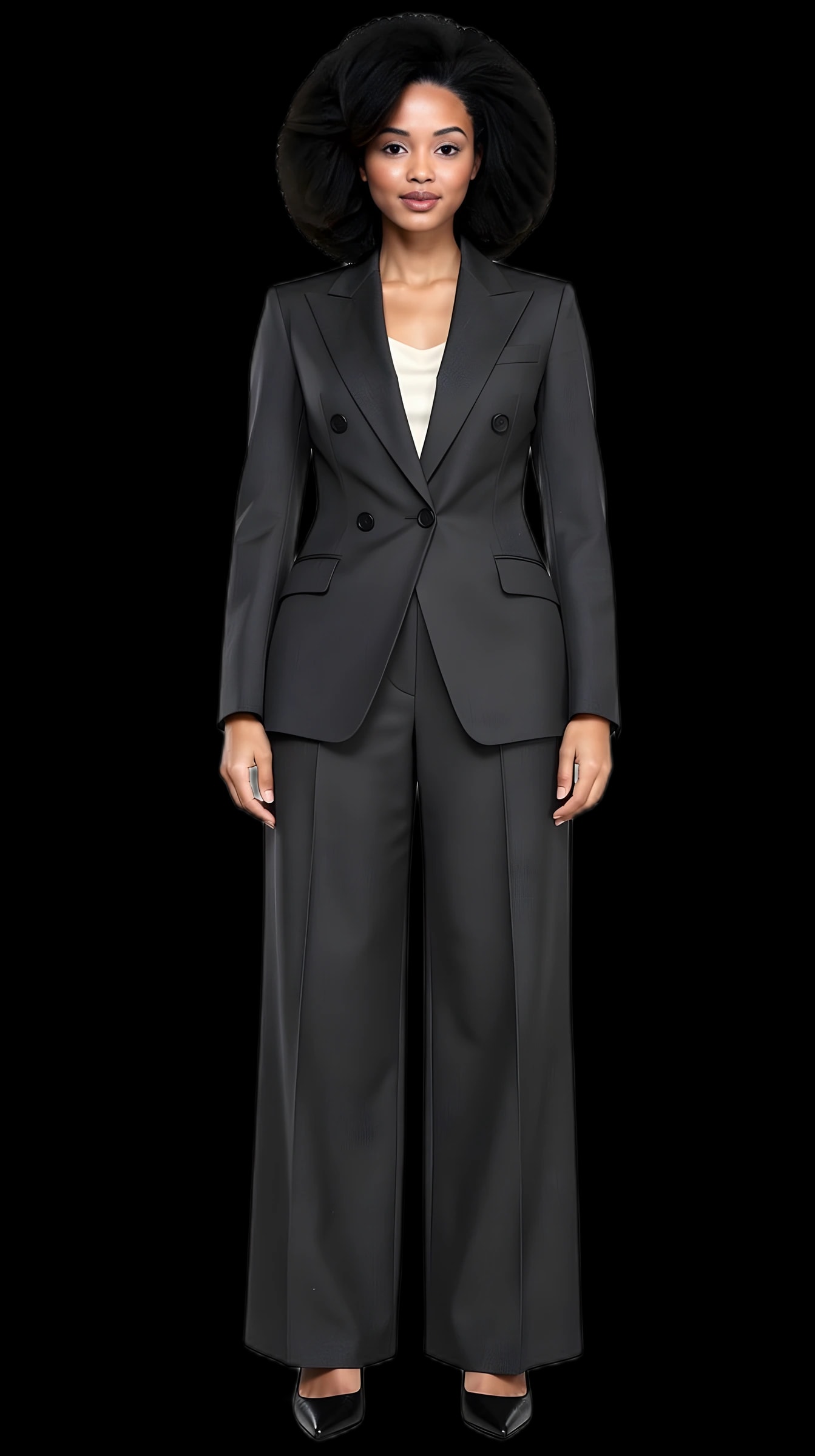 An example made from the PublicSelf demo avatar: A premium AI portrait made in the PublicSelf studio