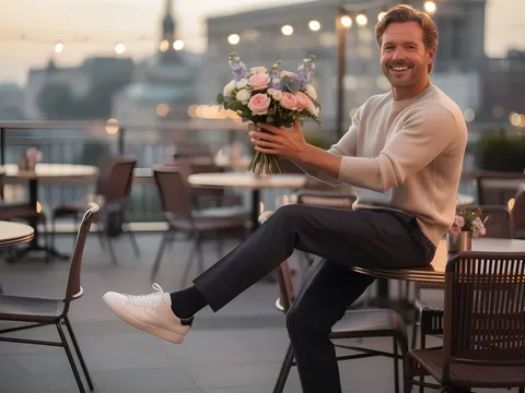 AI-profilbillede til dating lavet med PublicSelf