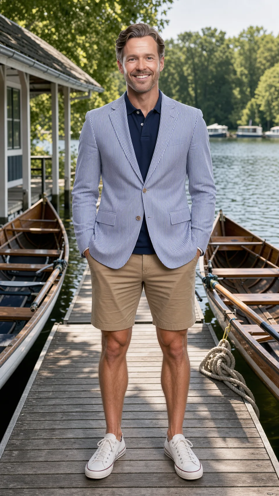 Seersucker et short